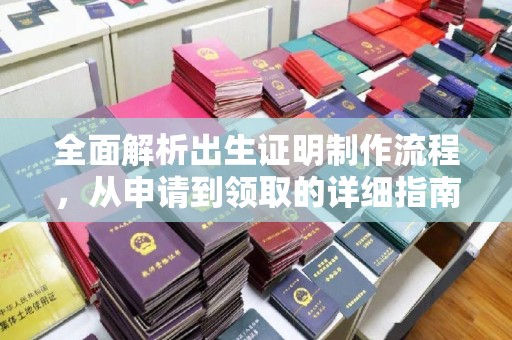 玉溪全面解析出生证明制作流程，从申请到领取的详细指南