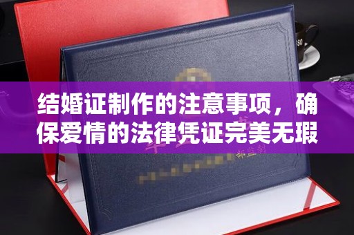 玉溪结婚证制作的注意事项，确保爱情的法律凭证完美无瑕