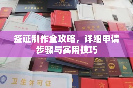 玉溪签证制作全攻略，详细申请步骤与实用技巧